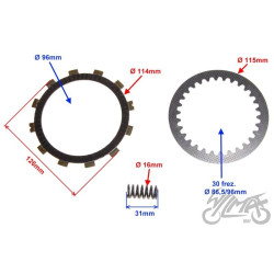 TARCZA SPRZĘGŁA PRZEKŁADKA SPRĘŻYN DO SUZUKI GN125