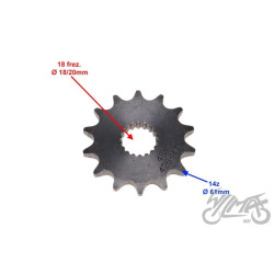 ZĘBATKA PRZÓD ZDAWCZA 14z 428 DO SUZUKI GN125