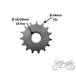 ZĘBATKA PRZÓD ZDAWCZA 15z 428 DO SUZUKI GN125