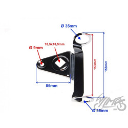 MOCOWANIE LAMPY PRZÓD KPL DO SUZUKI GN125