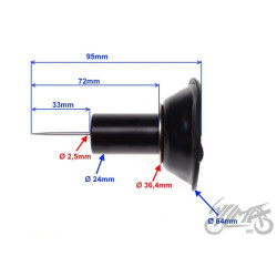 PRZEPUSTNICA GAŹNIKA KPL DO SUZUKI GN125