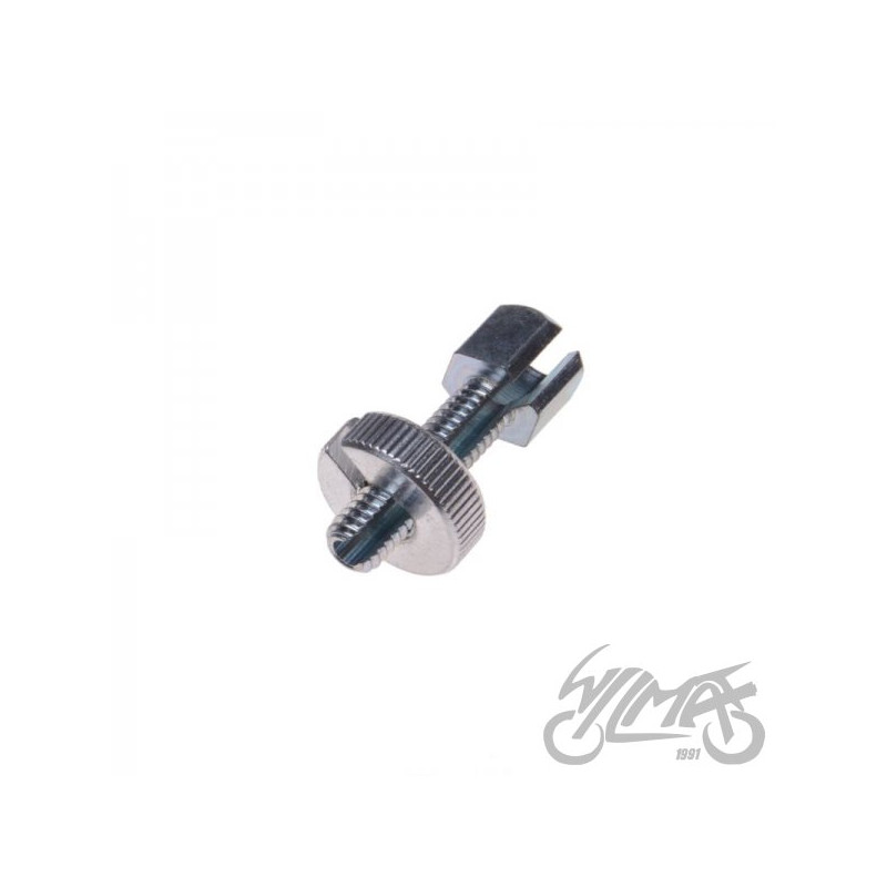 ŚRUBA REGULACJI LINKI SIMSON KRÓTKA 22mm Z NAKRĘTK