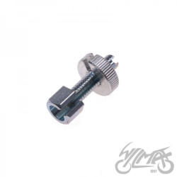 ŚRUBA REGULACJI LINKI SIMSON KRÓTKA 22mm Z NAKRĘTK