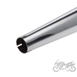 TŁUMIK SIMSON S51 CHROM Z OBEJMĄ