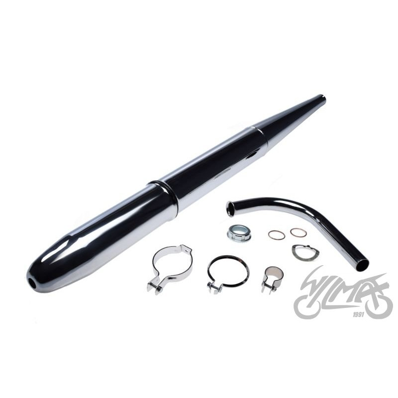 TŁUMIK KOLANKO SIMSON KR51/1 SR4 KPL