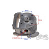 GŁOWICA CYLINDRA 80 CC 4T GY6