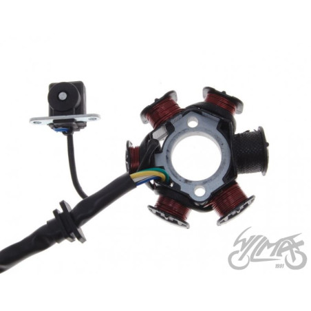 STATOR ISKROWNIK 6 CEWEK 5 przewodów
