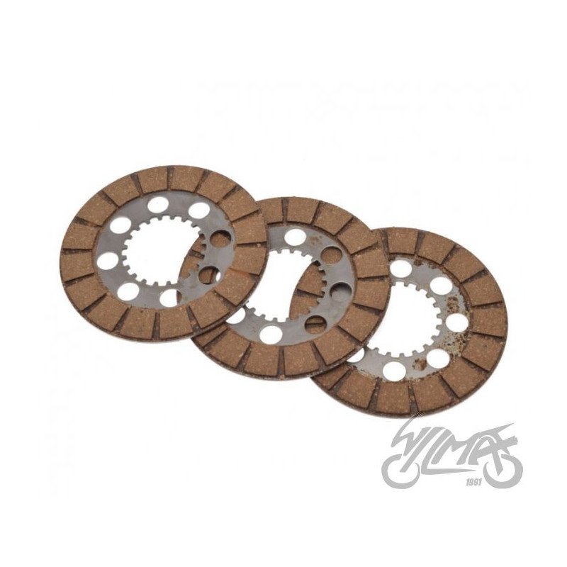 TARCZA SPRZĘGŁA WSK125 IMPORT 3 SZTUKI KPL