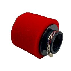 FILTR POWIETRZA GĄBKOWY 38mm - CZERWONY