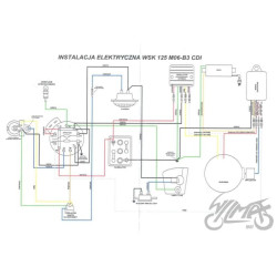 INSTALACJA ELEKTRYCZNA CDI WSK 125 M06-B3