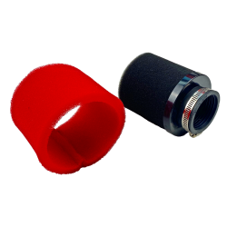 FILTR POWIETRZA GĄBKOWY 38mm - CZERWONY