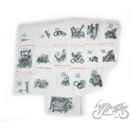 ZESTAW ŚRUB DO WSK 125 B1 KPL
