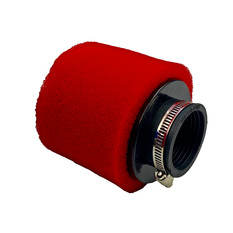 FILTR POWIETRZA GĄBKOWY 42mm - CZERWONY