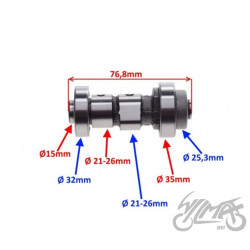 WAŁEK ROZRZĄDU DO YAMAHA125 WERSJA E1