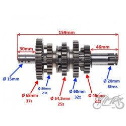 WAŁEK ZDWCZY DO YAMAHA125 KPL