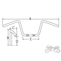 KIEROWNICA DO YAMAHA YBR 125