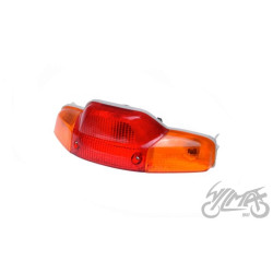 LAMPA TYŁ CZERWONY KLOSZ ŻÓŁTE KIER. DO YAMAHA BWS