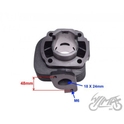 CYLINDER 50 CC 2T 40,0 TŁOK Z OKIENKAMI SWORZEŃ 12