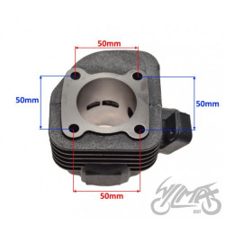 CYLINDER 70 CC 2T TŁOK Z OKIENKAMI SWORZEŃ 12