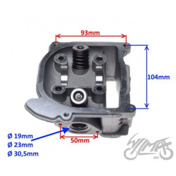GŁOWICA CYLINDRA 50 CC 4T SILNIK JJ1P39QM KPL