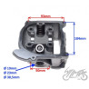 GŁOWICA CYLINDRA 50 CC 4T SILNIK JJ1P39QM KPL