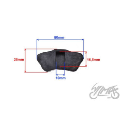 GUMA ZĘBATKI WZMOCNIONA 51x21mm