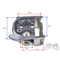 GŁOWICA CYLINDRA 50 CC 4T GOŁA