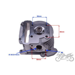 GŁOWICA CYLINDRA 50 CC 4T KPL