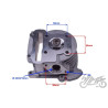 GŁOWICA CYLINDRA 50 CC 4T KPL