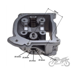 GŁOWICA CYLINDRA 50 CC 4T KPL EURO 4