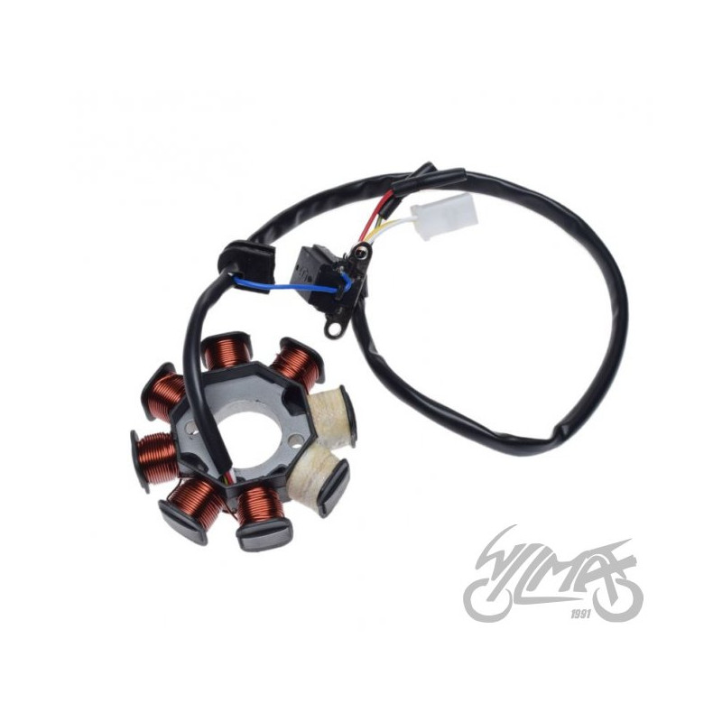 STATOR ISKROWNIK 8 CEWEK 4 PRZEWODY 4T