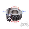 CYLINDER KPL. DO LONGJIA LJ125T-8M  SYM 125 150