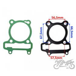 USZCZELKI CYLINDRA DO LJ125T-8M  SYM 125 150