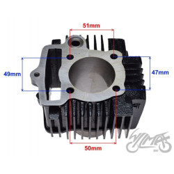 CYLINDER DO ATV 110 CC 4T 52,40 DOLNY ROZRUSZNIK