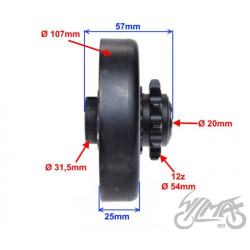 SPRZĘGŁO ODŚRODKOWE DO LIFAN GOKART 160 200