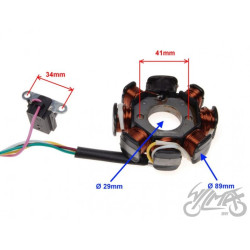 STATOR ISKROWNIK 8 CEWEK ATV70