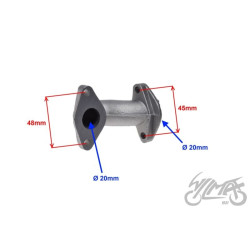 KRÓCIEC GAŹNIKA ATV110 WLOT 20mm