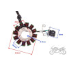 STATOR ISKROWNIK 12 CEWEK ATV 250 ST-9E