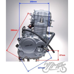SILNIK KPL ATV 250ST-9E 167MM WODA