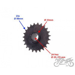 ZĘBATKA PRZÓD ZDAWCZA 23z 428H DO SHINERAY ATV150