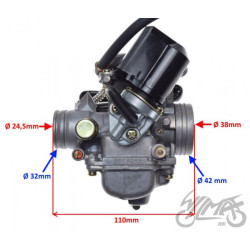 GAŹNIK DO SHINERAY ATV150  GY6 150CC
