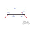 SZPILKA CYLINDRA 8x130 DO SHINERAY XY150-17
