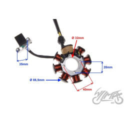 STATOR ISKROWNIK DO SHINERAY XY150-17