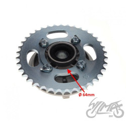 ZĘBATKA TYŁ 38z 428 DO SHINERAY XY125-10D KPL