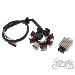 STATOR ISKROWNIK + REGULATOR NAPIĘCIA 4T KPL
