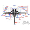 WAŁ KORBOWY 125 SILNIK 4T GY6 SYM ORBIT 125 4T