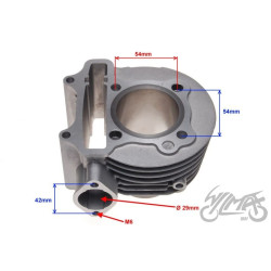 CYLINDER 52,40 BEZ TŁOKA 125 GY6 4T