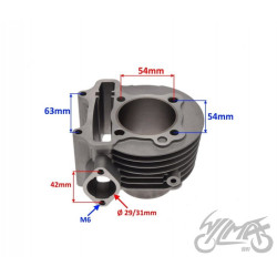 CYLINDER 58,50 GY6 4T TUNING