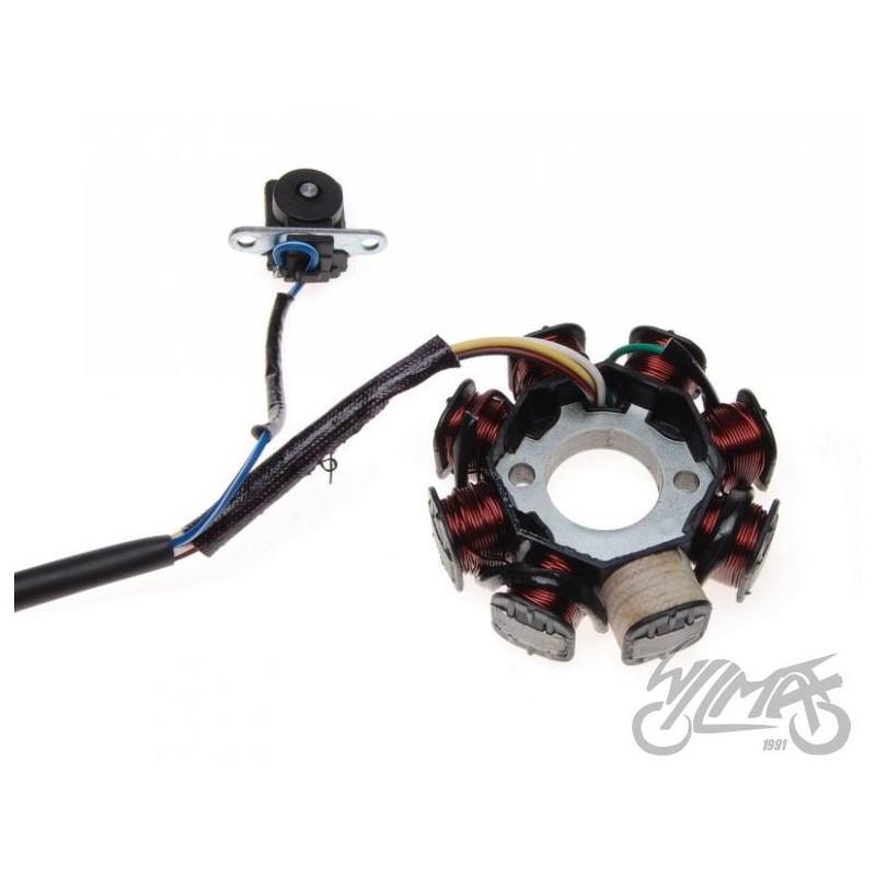 STATOR ISKROWNIK 8 CEWEK 125 GY6 4T