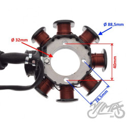 STATOR ISKROWNIK DO ZIPP VZ-2